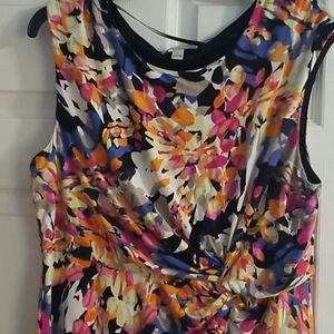 Sleeveless midi dress